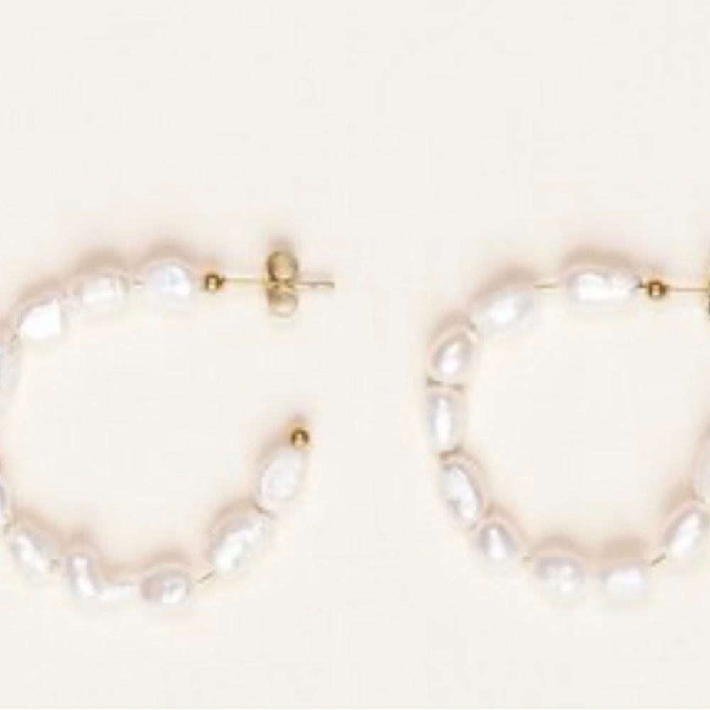 MEJURI BAROQUE NATURAL FRESHWATER PEARL EARRINGS